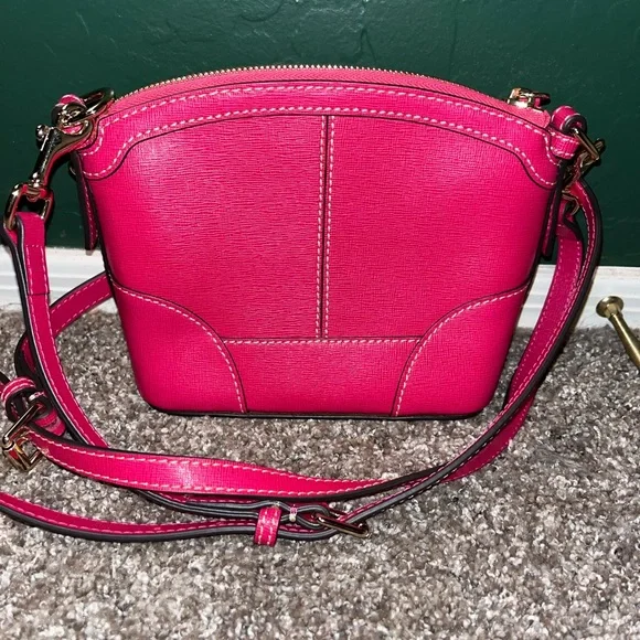Dooney & Bourke Raspberry Mini Domed Shoulder Bag - Picture 3 of 9